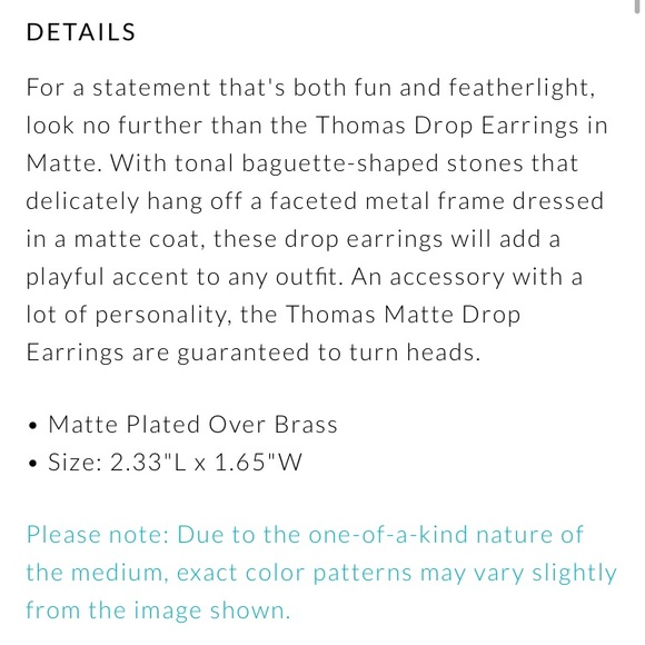 Kendra Scott Matte White Thomas Earrings - Picture 7 of 7
